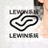 LEWIN乐玩·(集团)公司官方logo，橙色与深蓝构成的动感体育品牌标识
