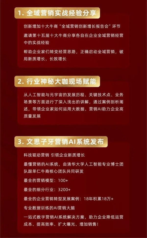 AI赋能·新质延长 2024中邦牛商大会英华抢“鲜”看！急忙报名锁定乐鱼电竞席位(图3)